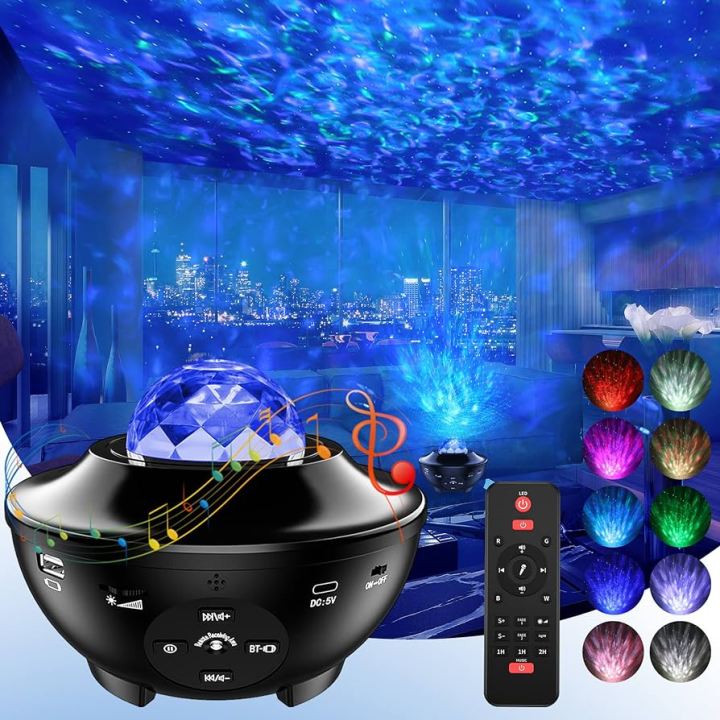 Galaxy Star Projector Speaker with Remote-FlyingCart.pk