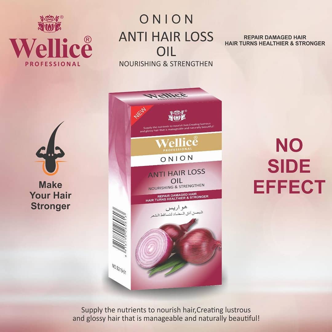 Wellice Onion Anti-Hair Loss Hair Oil-FlyingCart.pk