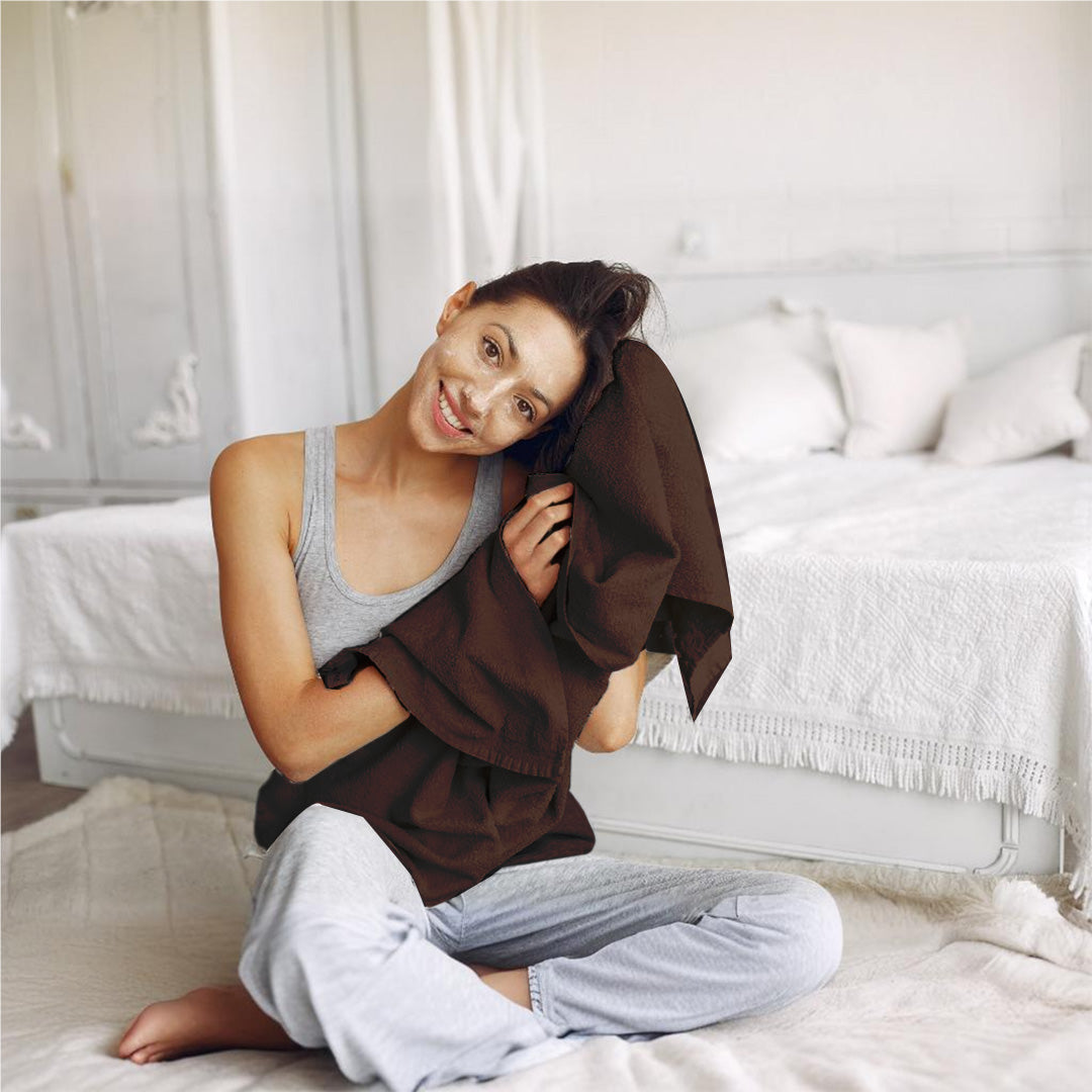 Brown Bath Towel- FlyingCart.pk