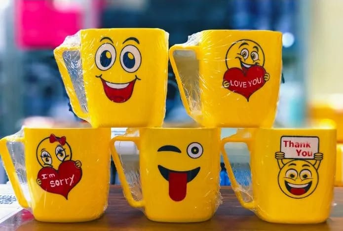 Emoji Print Mug-FlyingCart.pk