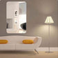 Rectangular Mirror Wall Sticker-FlyingCart.pk