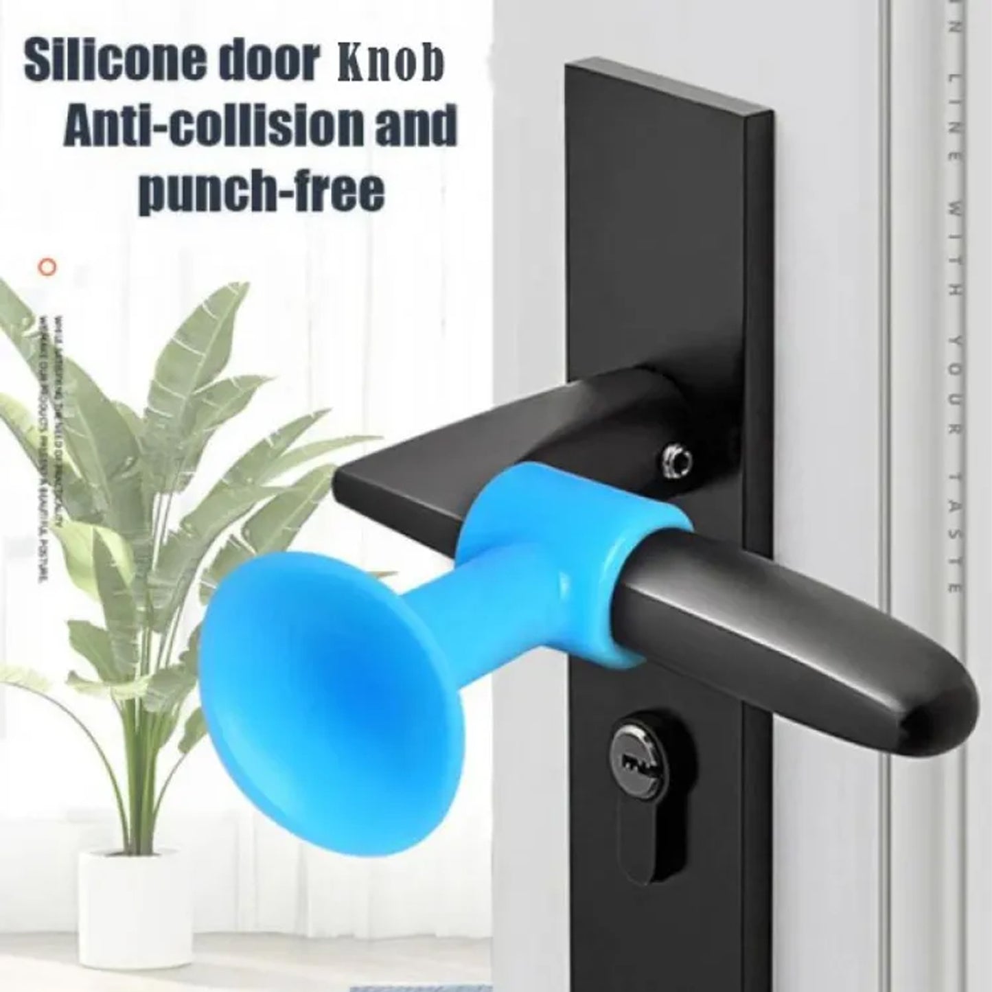 Silicone Door Handle Knob Crash Pad (Pack of 6) - FlyingCart.pk