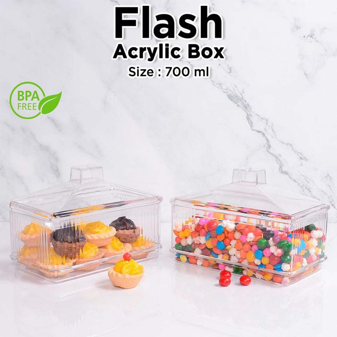 Flash Acrylic Box-FlyingCart.pk