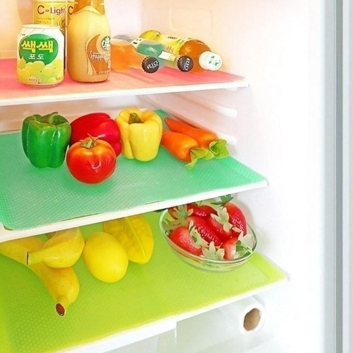 Anti-Bacterial Non-stick Fridge Mat-FlyingCart.pk