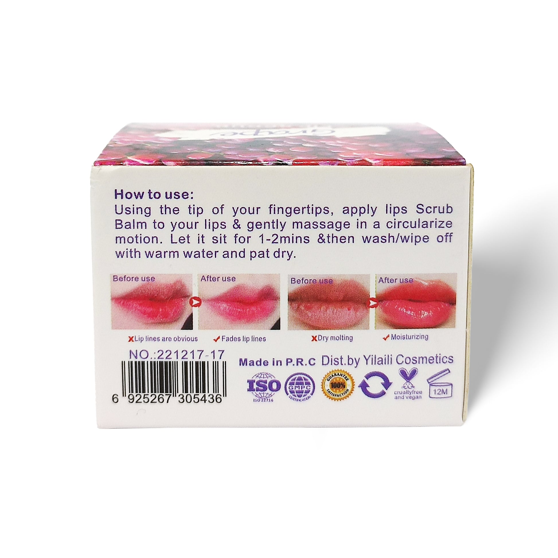 DR Meinaier Grape Lip Scrub 20 ml - FlyingCart.pk