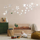 Acrylic Star Shaped Mirror Wall Stickers-FlyingCart.pk