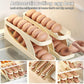 2-Tier Automatic Rolling Egg Holder for Fridge-FlyingCart.pk