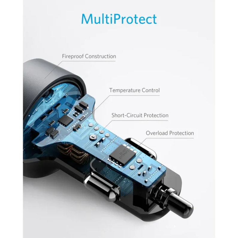 PowerDrive PD+ 2 35W (20W PD+15W) USB C Car Charger-FlyingCart.pk