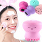 Octopus Shaped Silicone Facial Scrubber-FlyingCart.pk