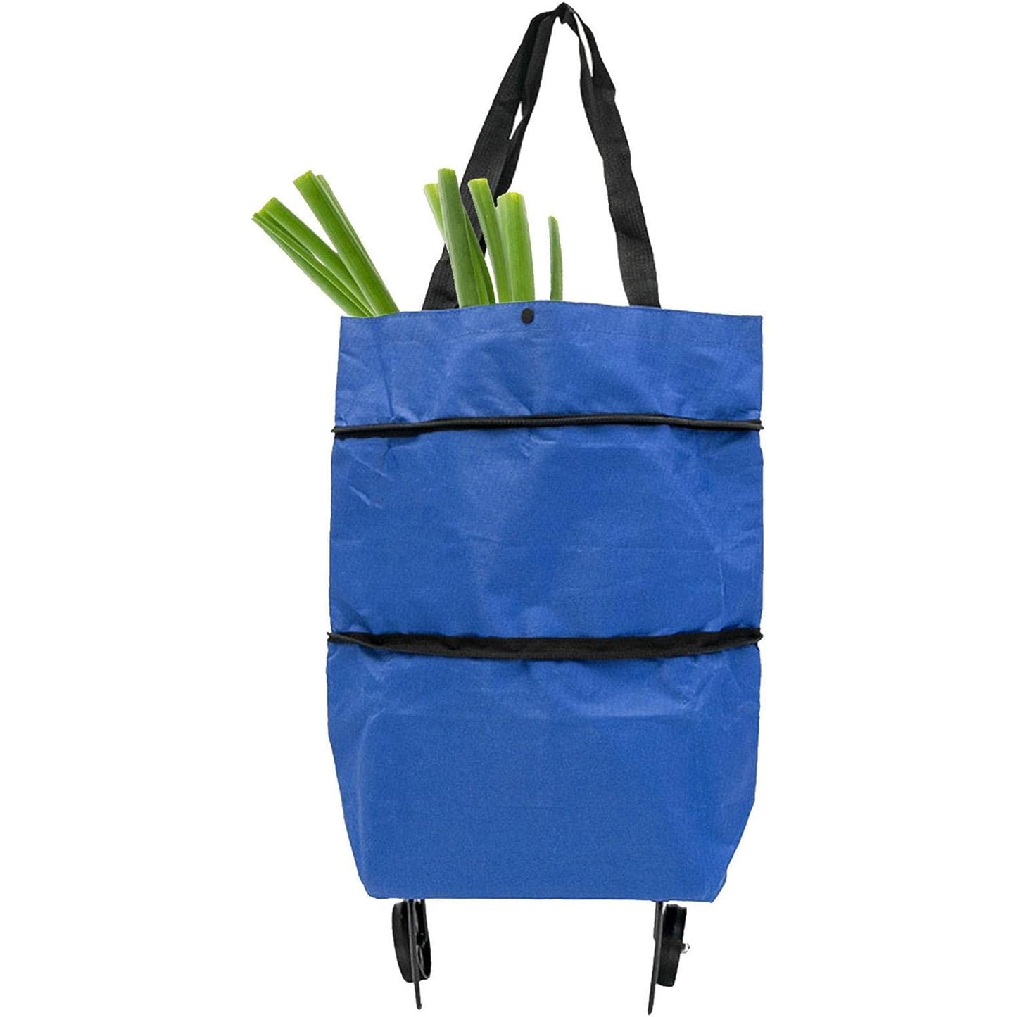 2 in 1 hand trolley shopping bag