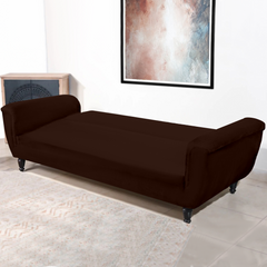 Dark Brown Sofa Cum Bed Cover