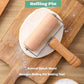 2pcs-wooden-rolling-pin-for-baking-hand-push-dough-roller-with-non-stick-surface-lightweight-kid-friendly-8-flyingcart.pk