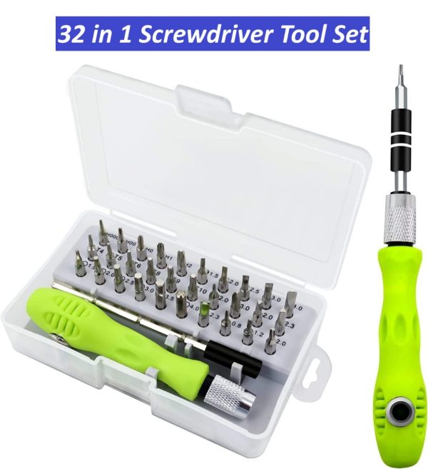 32 In 1 Mini Interchangeable Adjustable Precision Screwdriver Bit Set - Flyingcart.pk