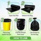 Garbage Bag Roll Black - FlyingCart.pk