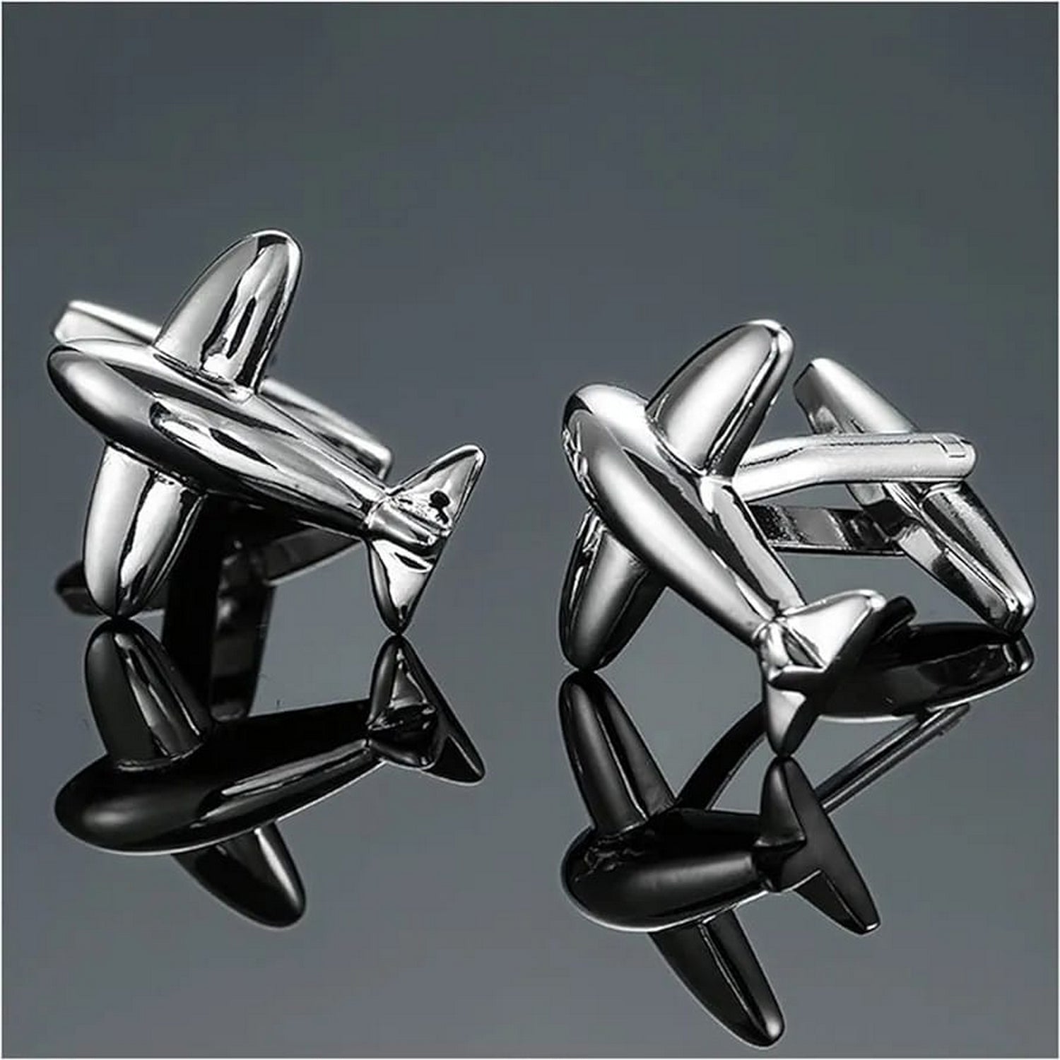 F16 Airplane Style Cufflinks - FlyingCart.pk