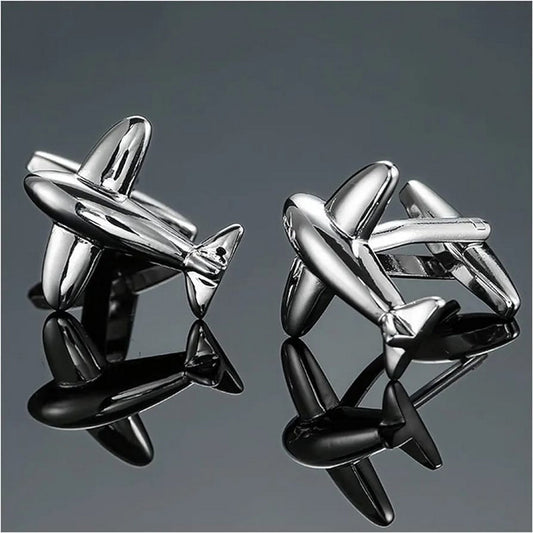 F16 Airplane Style Cufflinks - FlyingCart.pk