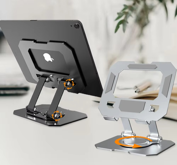 360° Rotating Metal Tablet & Mobile Stand - Flyingcart.pk