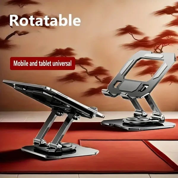 360° Rotating Metal Tablet & Mobile Stand - Flyingcart.pk