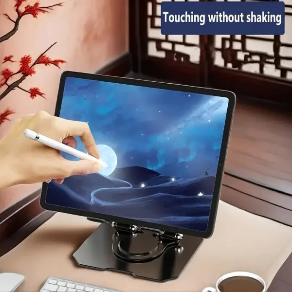360° Rotating Metal Tablet & Mobile Stand - Flyingcart.pk