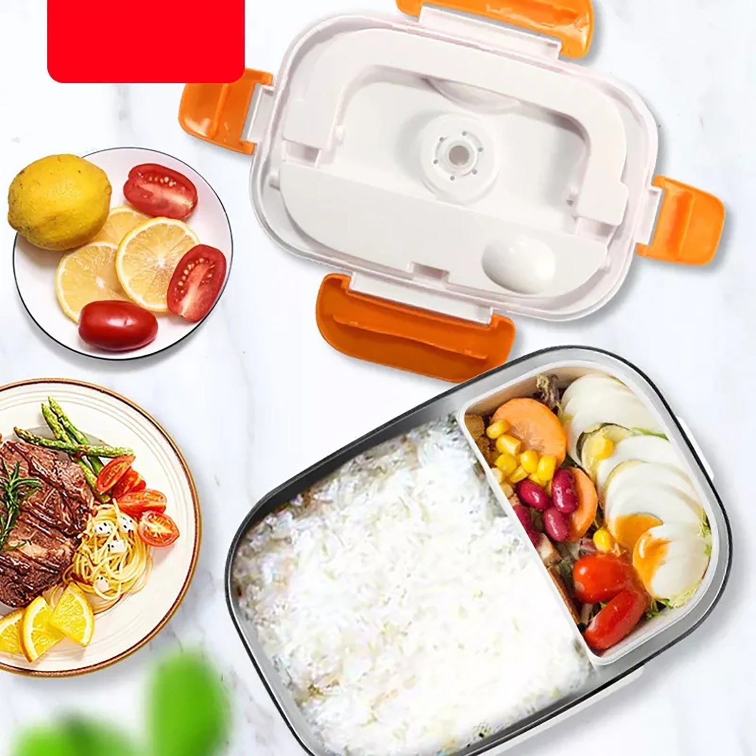 Portable Electric Lunch Box Food Heater - FlyingCart.pk