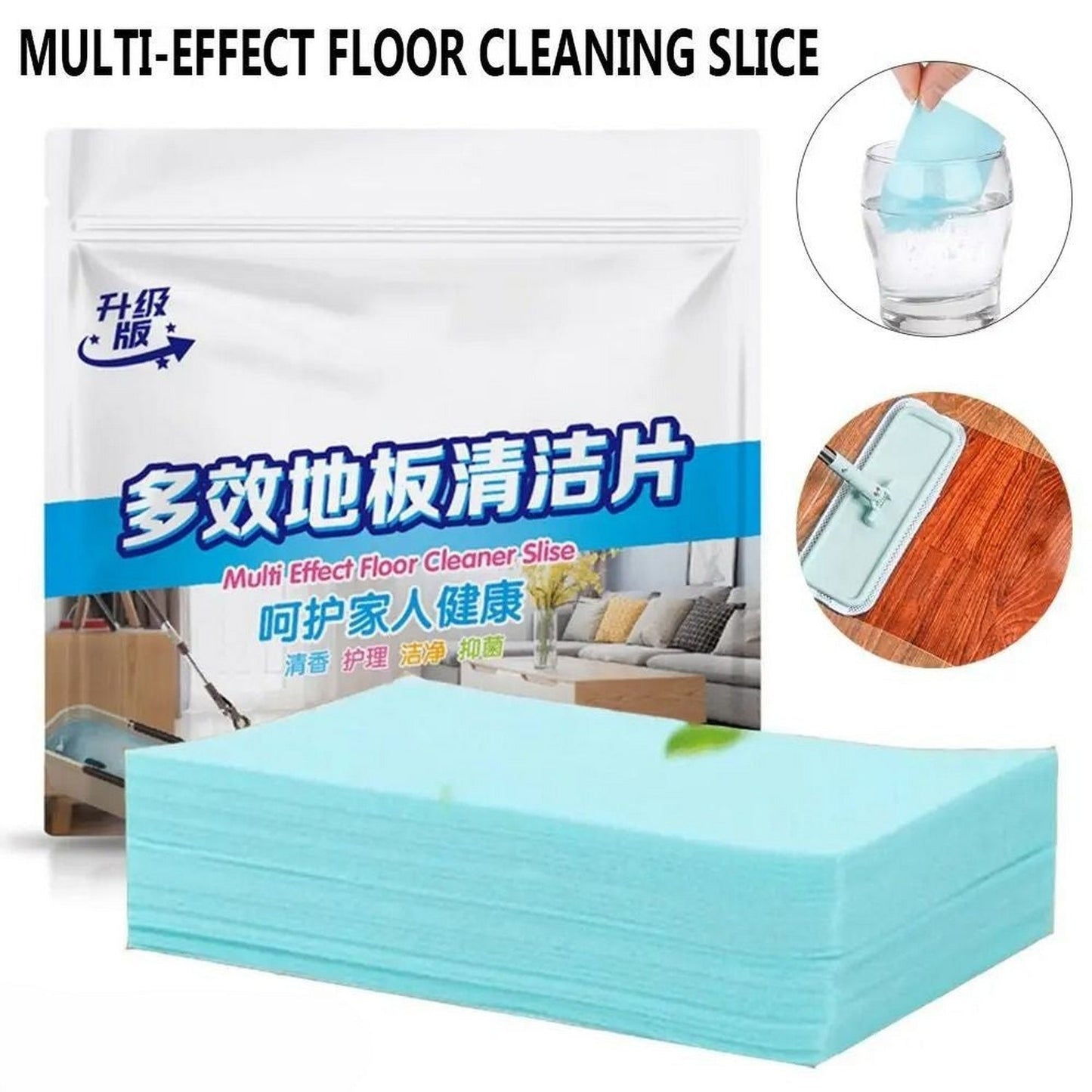 Floor Cleaning Pads Fresh Smell Soluble Paper - FlyingCart.pk