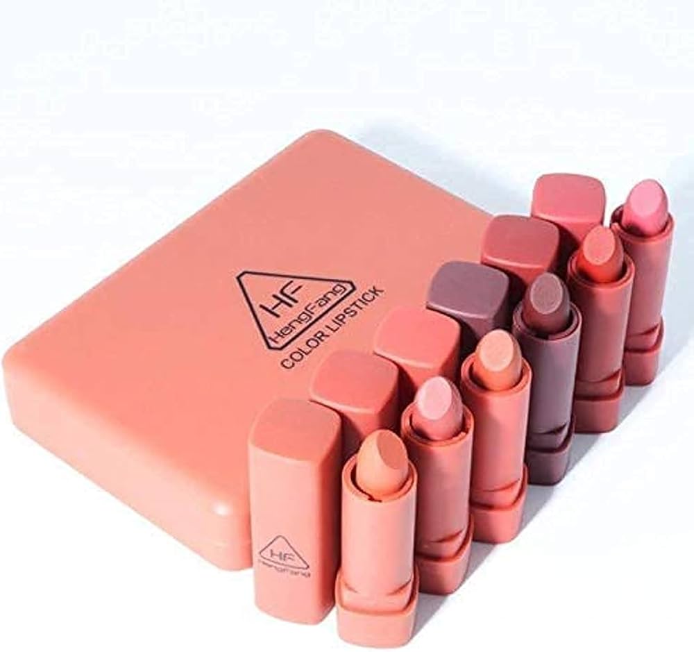 HengFang Matte Lipstick Set 6 Colors-FlyingCart.pk