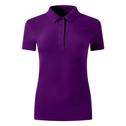 Purple Classy Soft Polo Shirts for Women - FlyingCart.pk