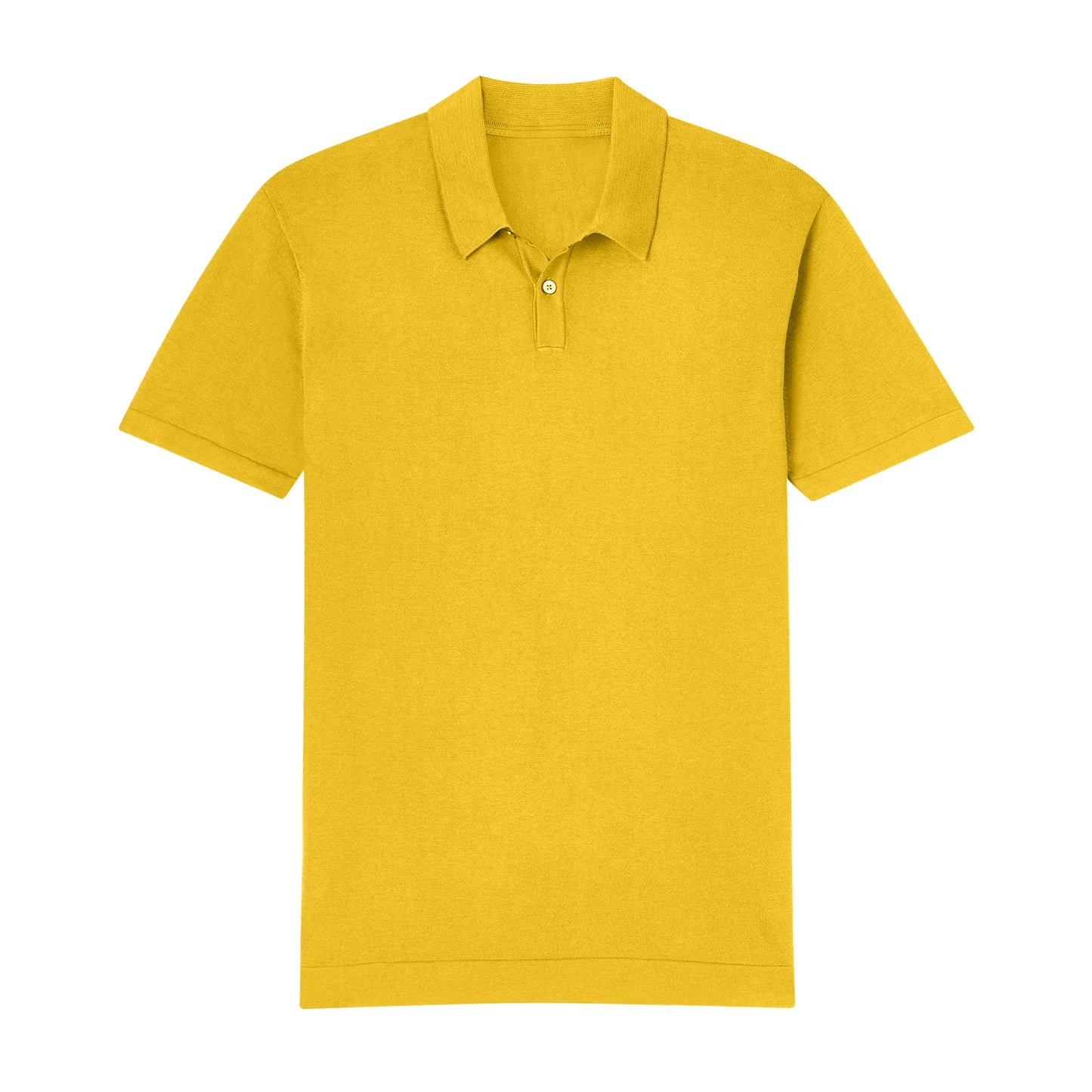 Yellow Classy Soft Polo Shirts for Men-FlyingCart.pk