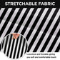 Vintage Hollywood B&W Striped Sofa Cover - FlyingCart.pk