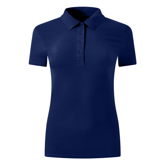 Navy Blue Classy Soft Polo Shirts for Women - FlyingCart.pk