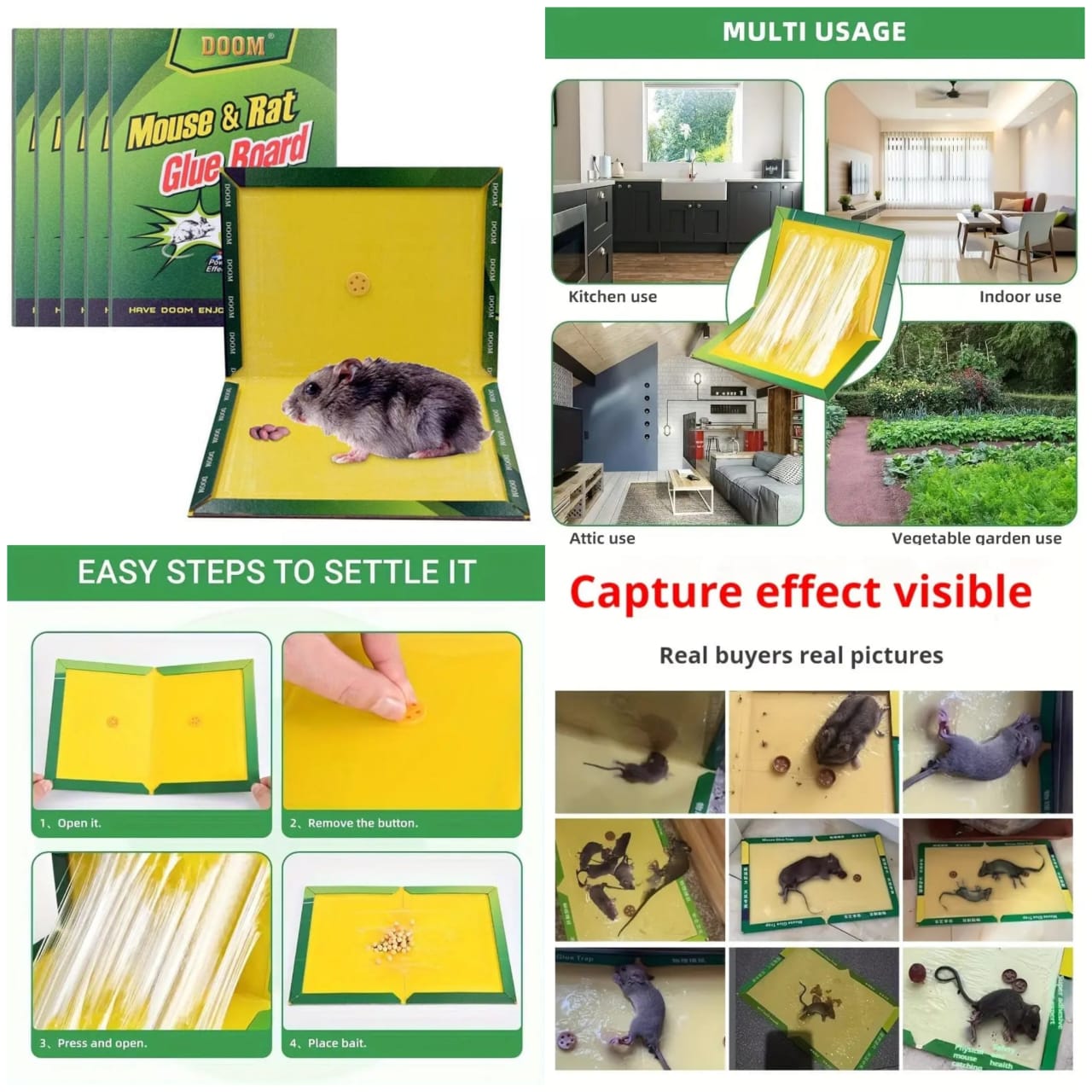 Extra Strength Mouse Glue Trap Book-FlyingCart.pk