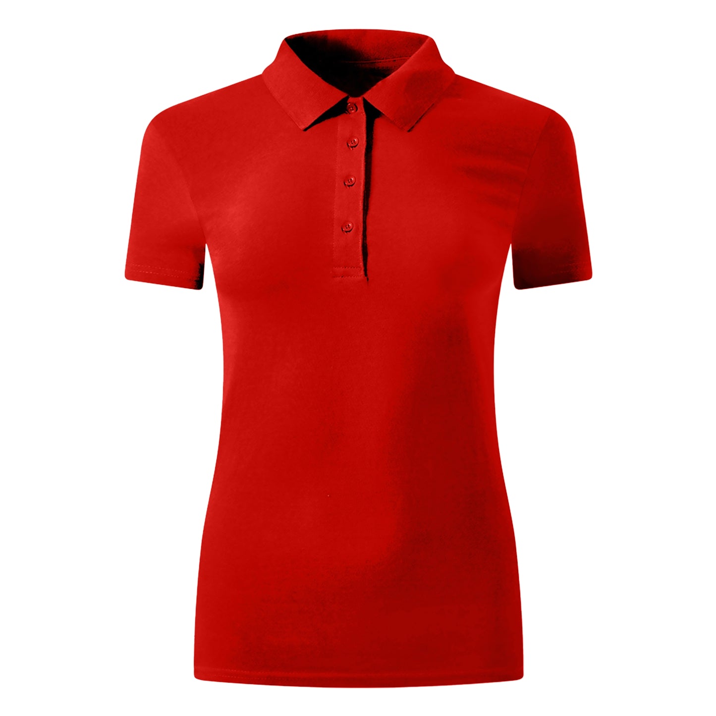 Red Classy Soft Polo Shirts for Women - FlyingCart.pk