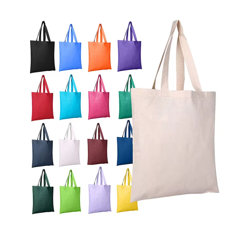 Cotton Canvas Tote Shopping Bags-FlyingCart.pk