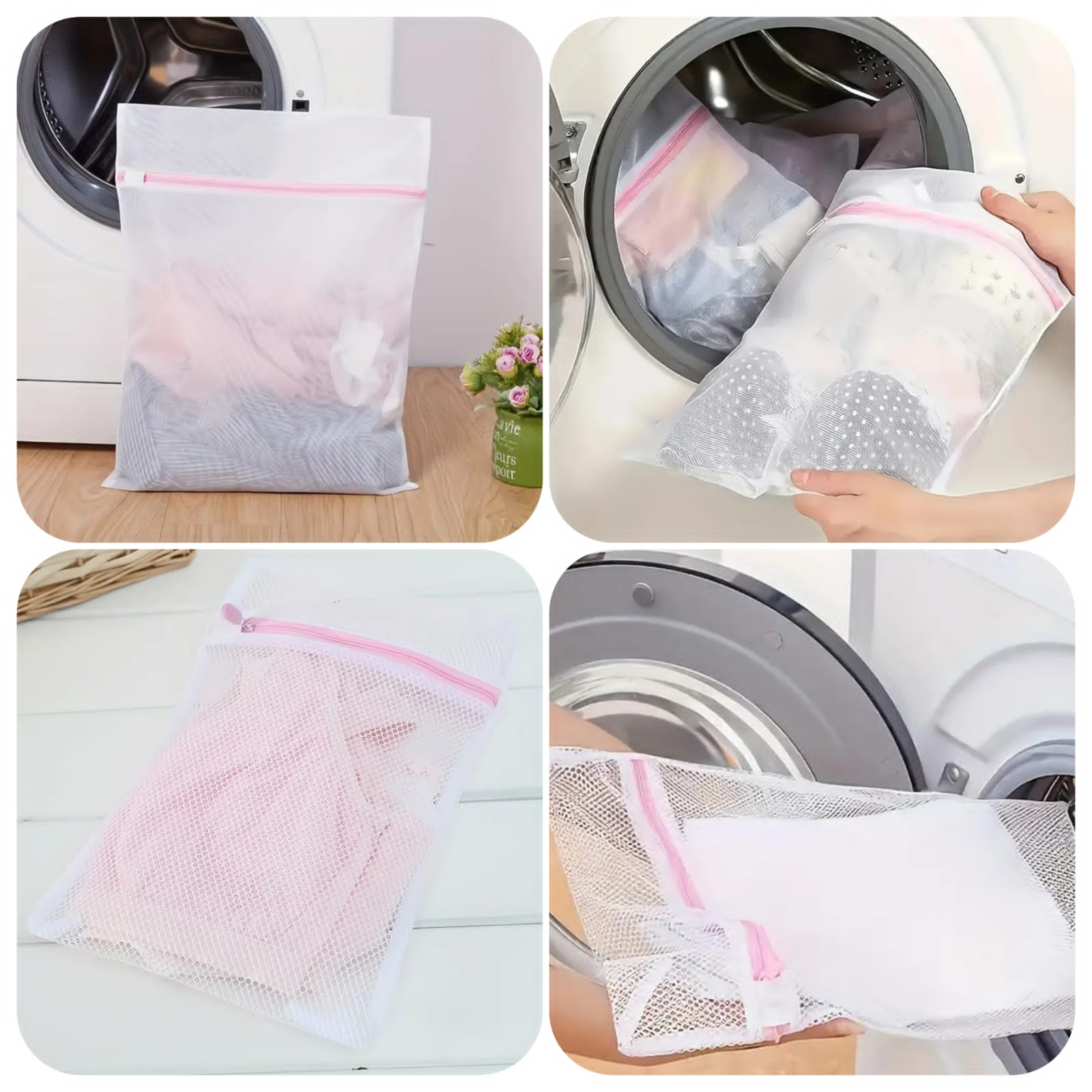 Mesh Laundry Bag for Delicates-FlyingCart.pk