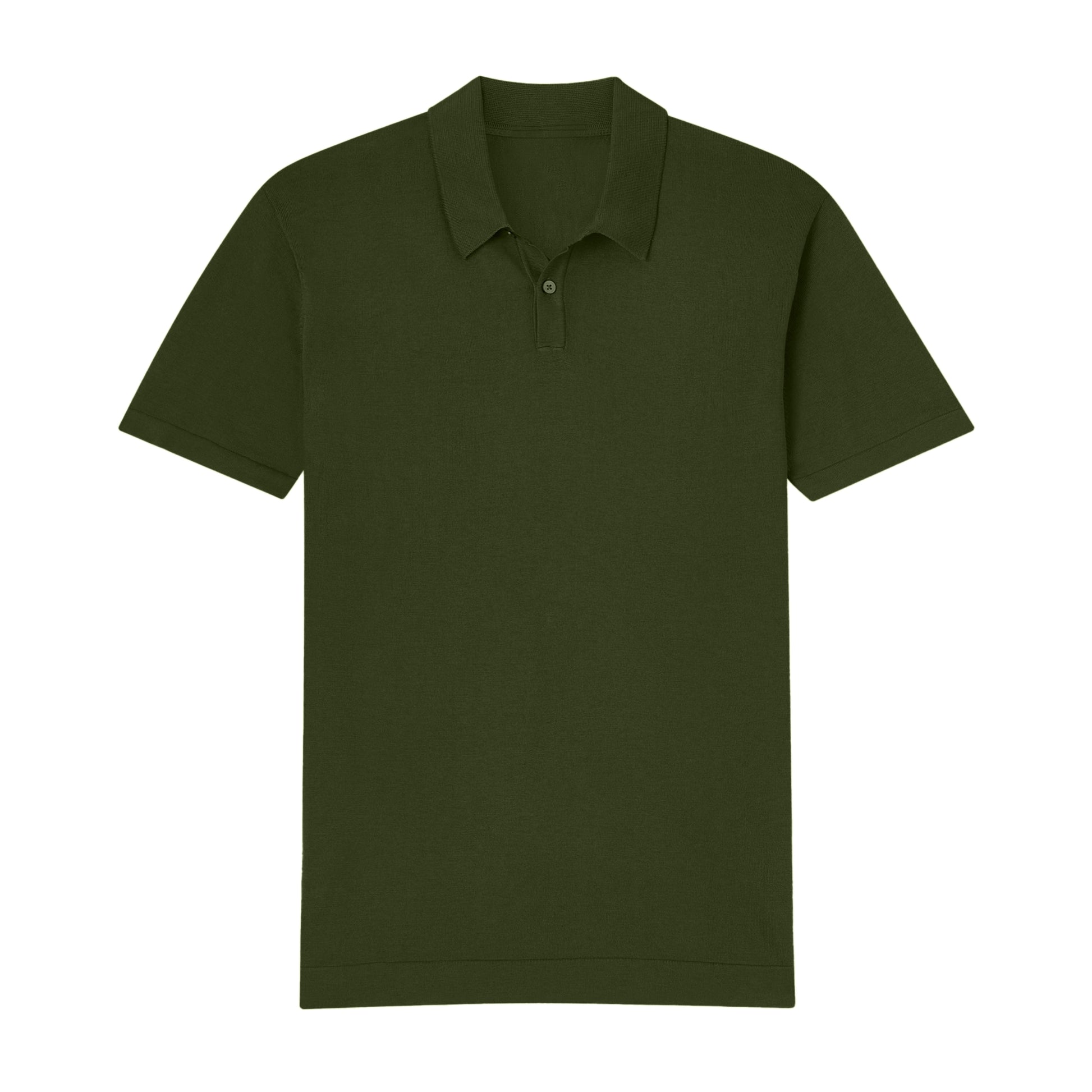 Olive Green Classy Soft Polo Shirts for Men-FlyingCart.pk