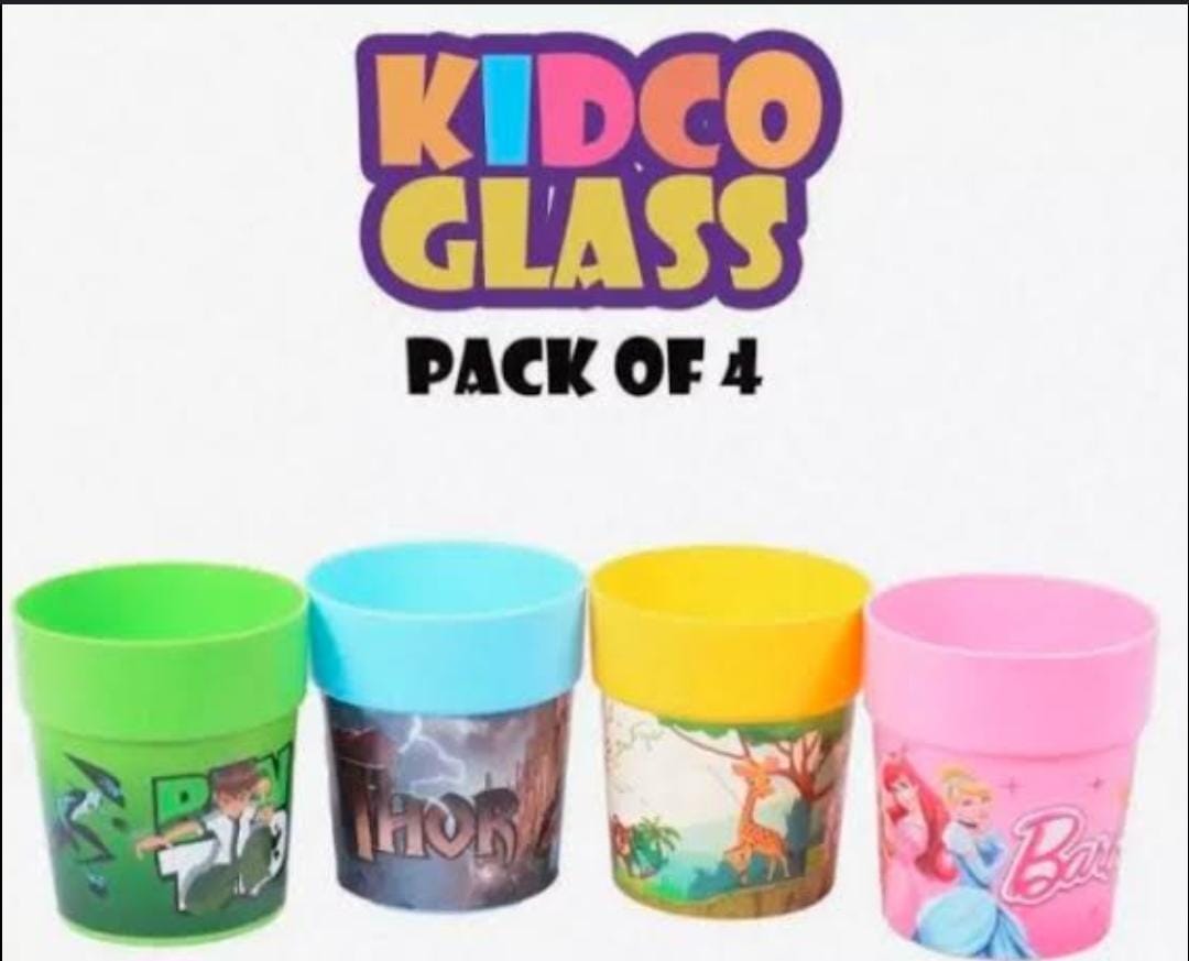 KIDCO Glass Pack Of 4-FlyingCart.pk