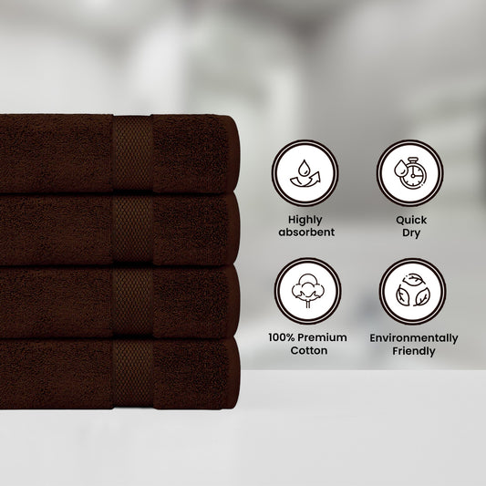 Brown Bath Towel