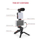 AY-49 Vlogging Kit with Tripod and Triple Band Light-FlyingCart.pk