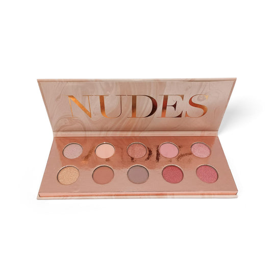 Nude 3 In One Kit ( eyeshadow Plus 2 Blush on ) - FlyingCart.pk