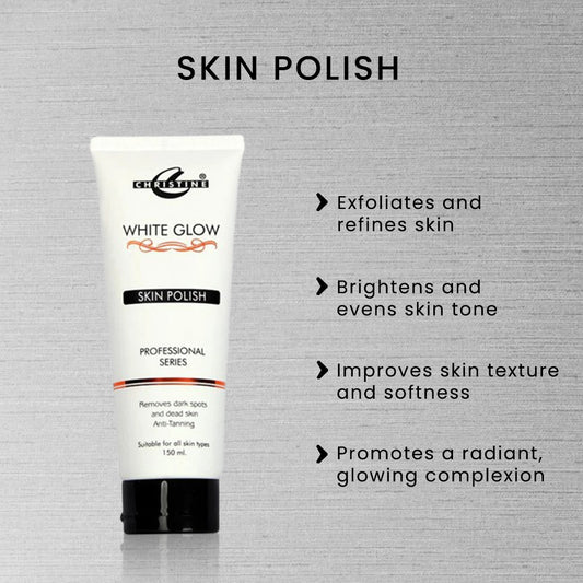 Christine White Glow Skin Polish Tube 150ml - FlyingCart.pk