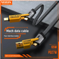 4-in-1-data-cable-usb-c-lightning-connectors-braided-durable-design-fast-charging-data-transfer-black-with-yellow-connectors-1-flyingcart.pk