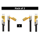 4-in-1-data-cable-usb-c-lightning-connectors-braided-durable-design-fast-charging-data-transfer-black-with-yellow-connectors-1-flyingcart.pk