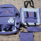Canvas Cute School Bags for Girls 4Pcs/set