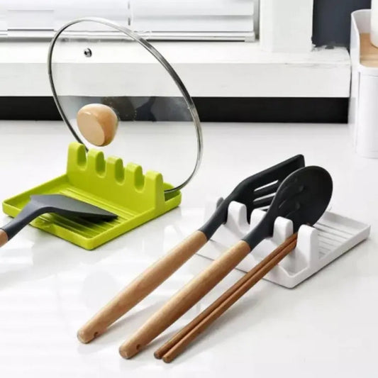 Kitchen Utensil Rest Plastic Spoon Stand Kitchen Organizer (Pack Of 2) - FlyingCart.pk