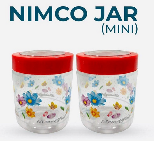 Plastic Nimco Jar Storage box (Pack Of 2)-FlyingCart.pk