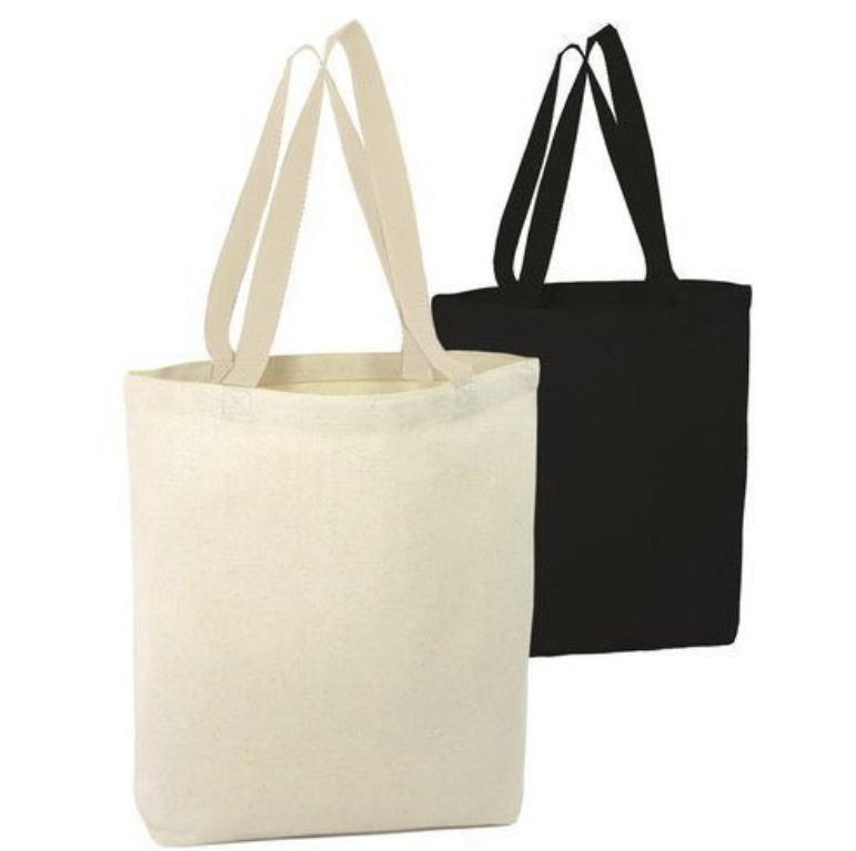 Cotton Canvas Tote Shopping Bags-FlyingCart.pk