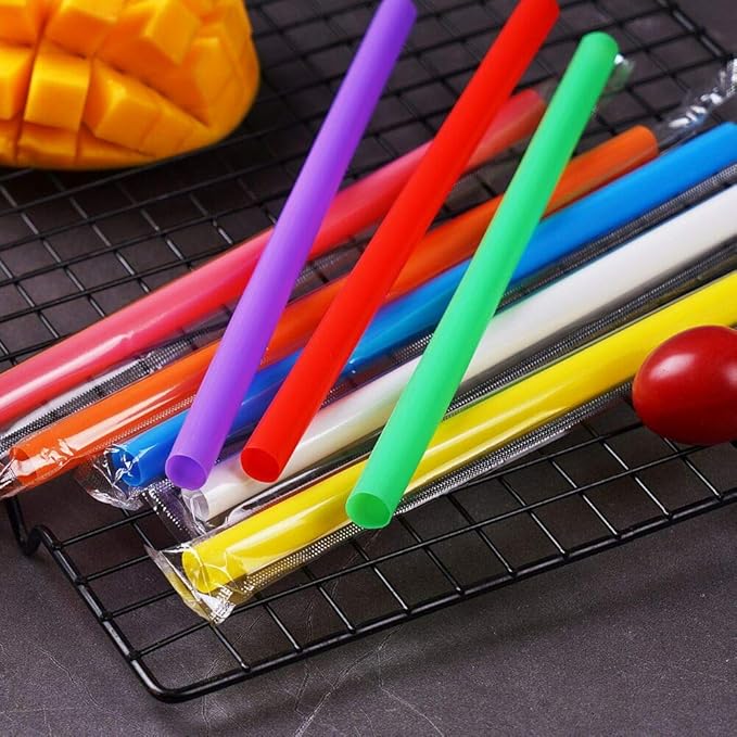 Pack of 100 Colorful Straws- Flyingcart.pk