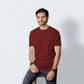 Half Sleeves Maroon T-shirt For Men - FlyingCart.pk