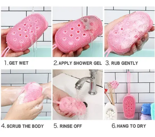 Silicone Body Scrubber-FlyingCart.pk