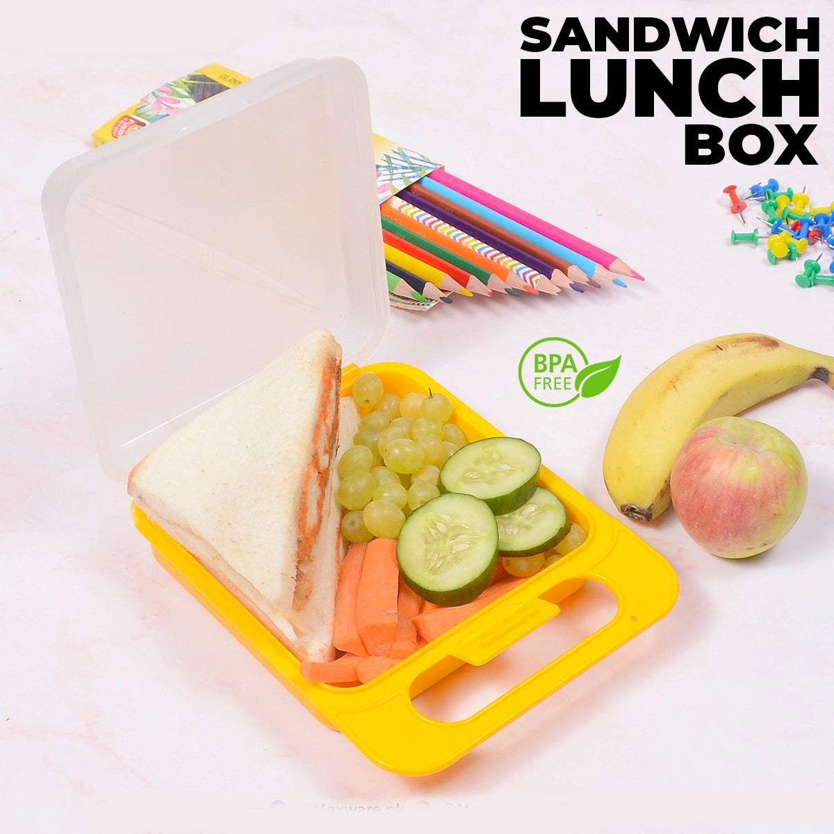 Sandwich Lunch Box - FlyingCart.pk